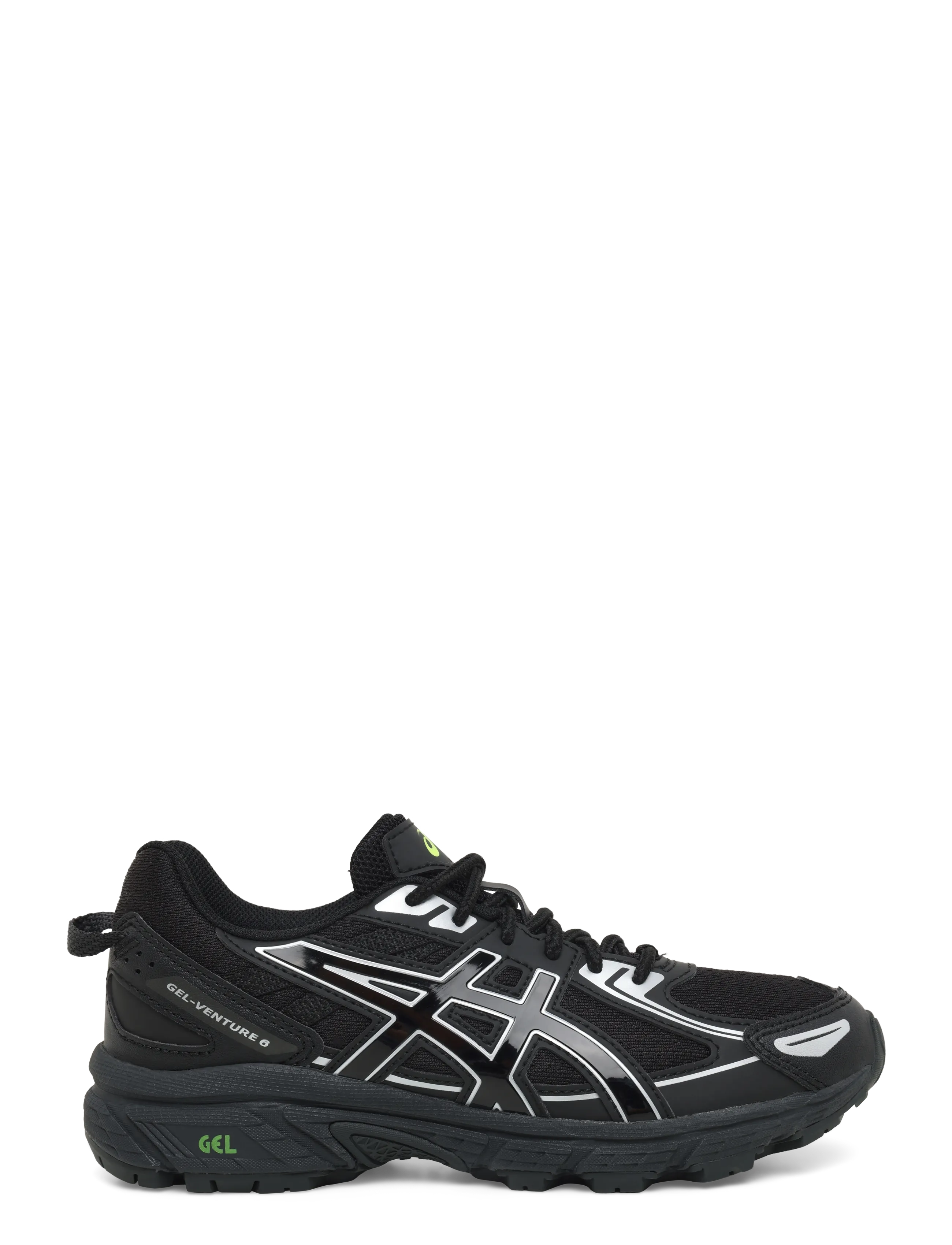 Asics - GEL-VENTURE 6 GS - niedriger schnitt - black/lime zest - 2
