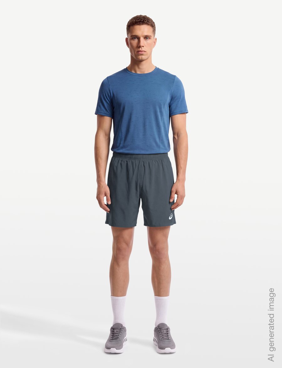 Asics - ASICS CORE 7IN SHORT - lühikesed jooksupüksid - carrier grey - 0