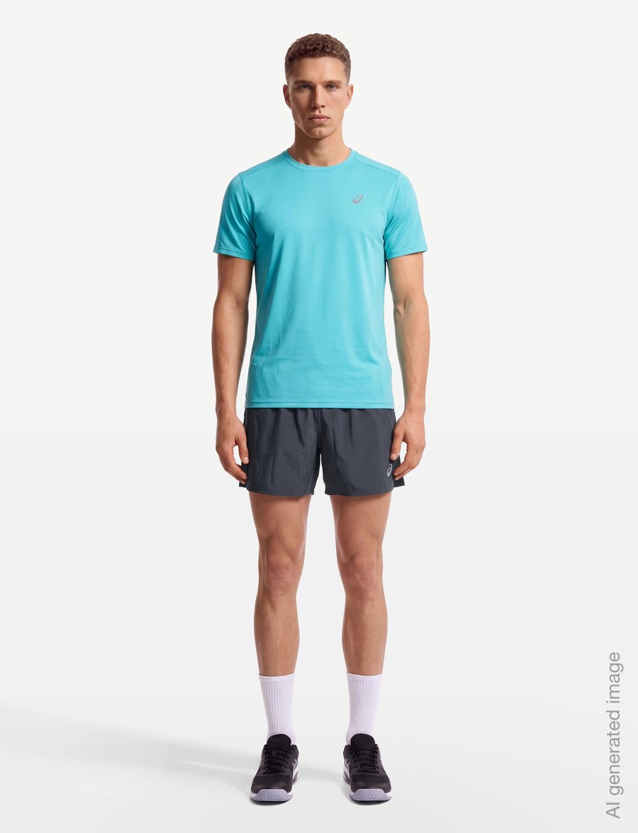Asics - ASICS CORE 5IN SHORT - løbeshorts - carrier grey - 0