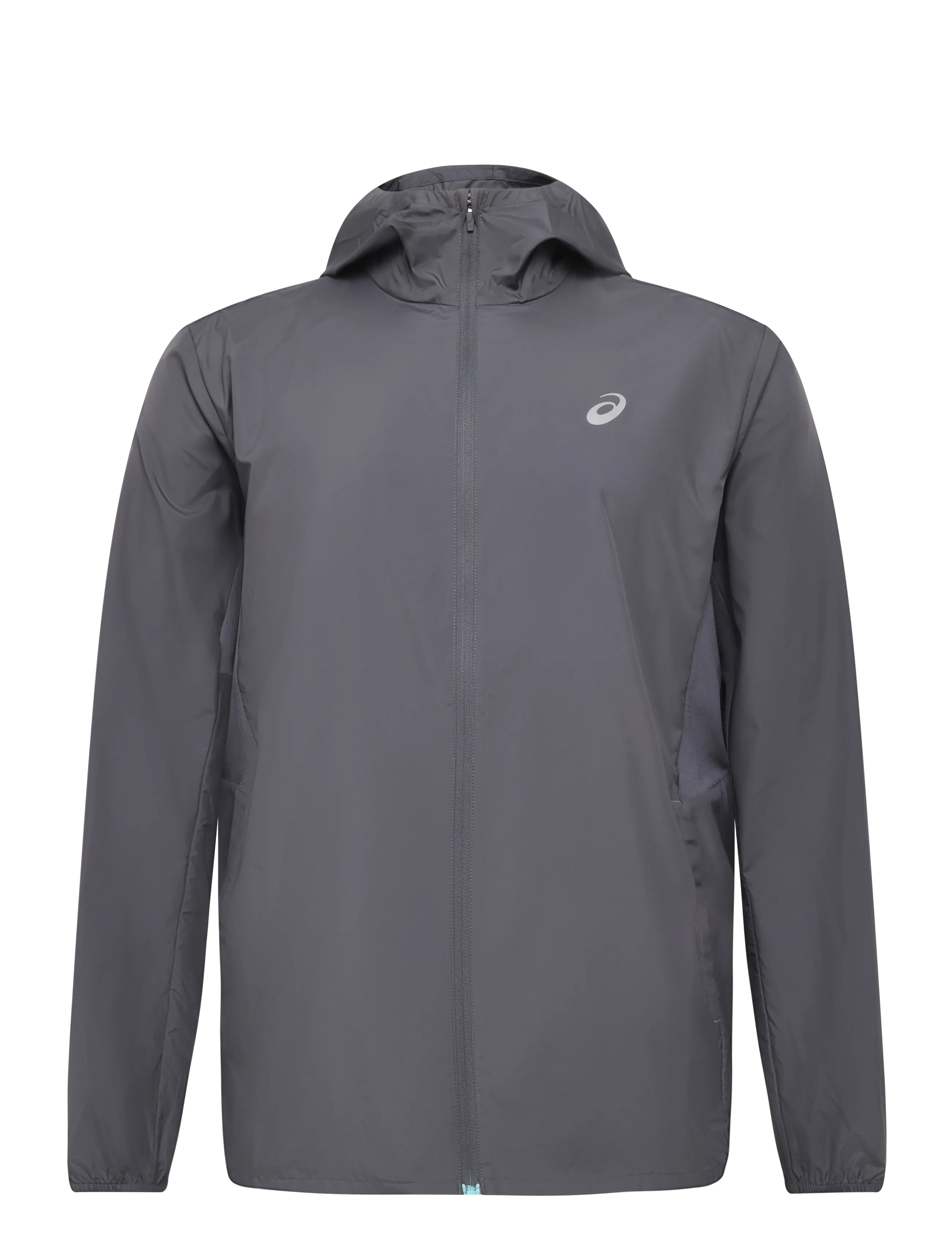 Asics Core Jacket, Mænd, Hætte Løbejakke, Grå, Str: M