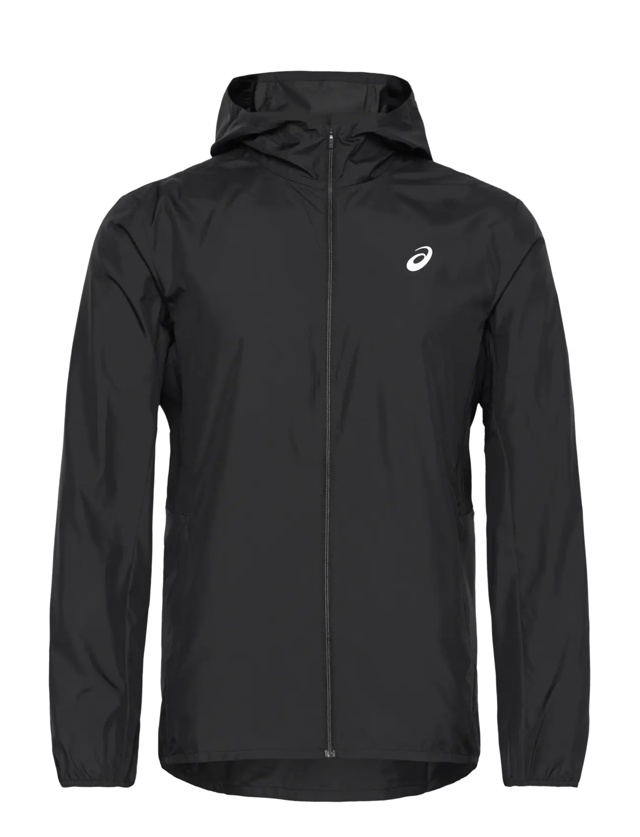 Asics Core Jacket, Mænd, Hætte Løbejakke, Sort, Str: L