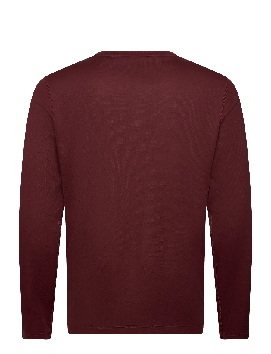 Asics - ASICS CORE LS TOP - langærmede t-shirts - dark red planet - 1
