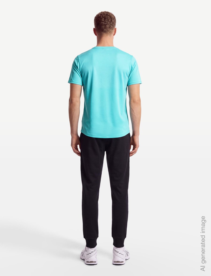 Asics - ASICS CORE SS TOP - t-särgid - energy aqua - 4