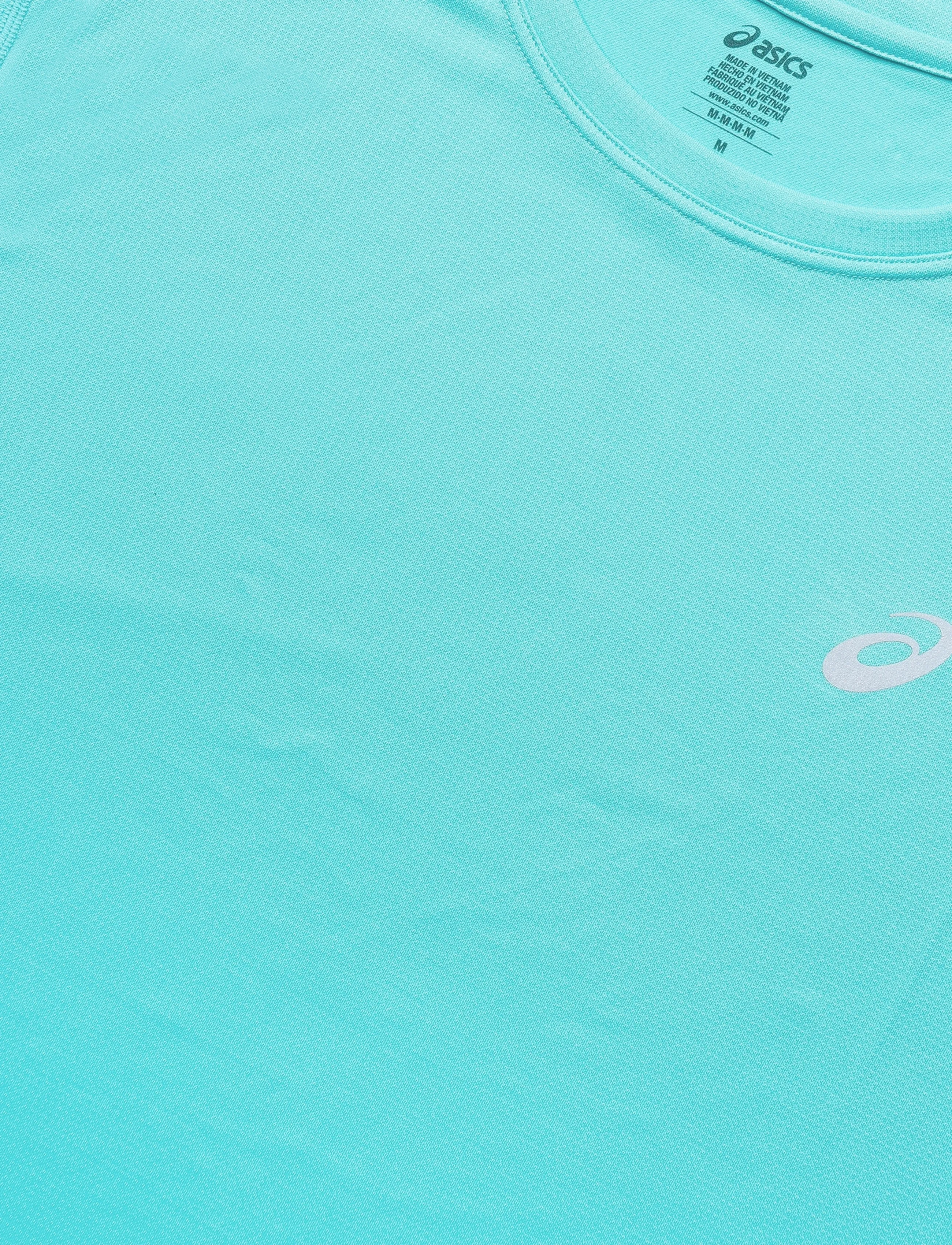 Asics - ASICS CORE SS TOP - t-shirts - energy aqua - 2