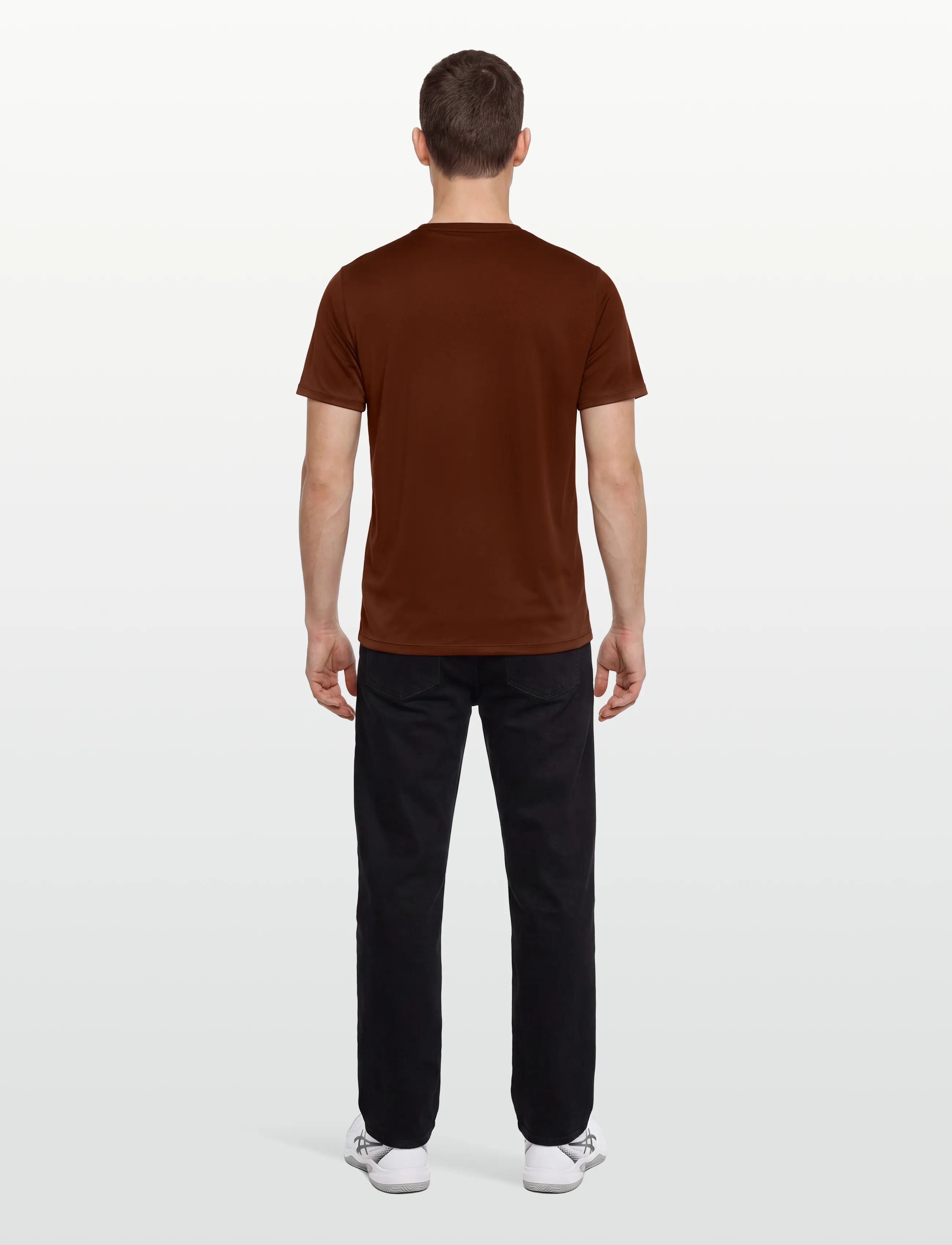 Asics - ASICS CORE SS TOP - t-shirts - singed red - 4
