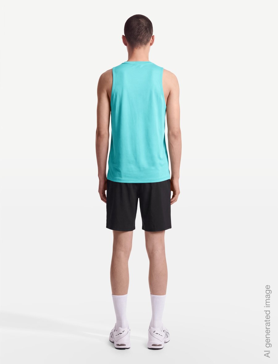 Asics - ASICS CORE SINGLET - tank tops - energy aqua - 4