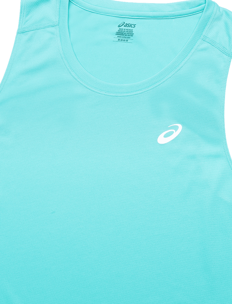 Asics - ASICS CORE SINGLET - linnen - energy aqua - 2