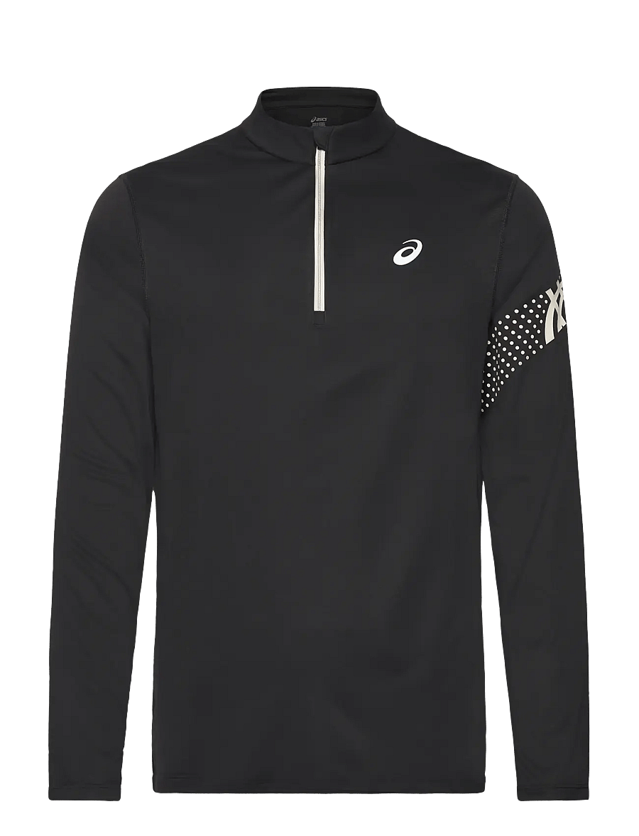 Asics - ASICS ICON LS 1/2 ZIP - langærmede t-shirts - performance black - 0