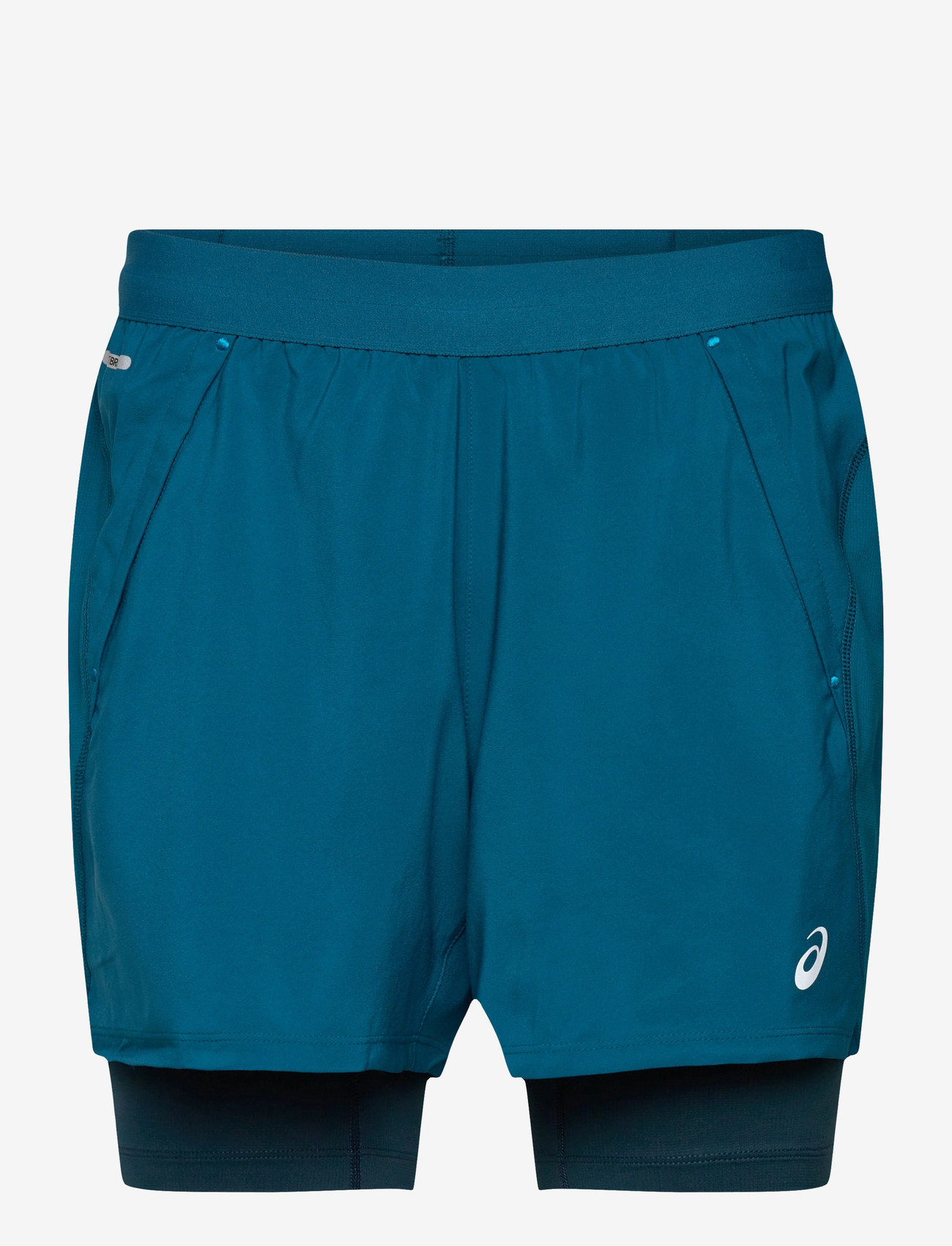 Asics - ROAD 2-N-1 5IN SHORT - szorty do biegania - tranquil teal/dark teal/yamabuki - 0