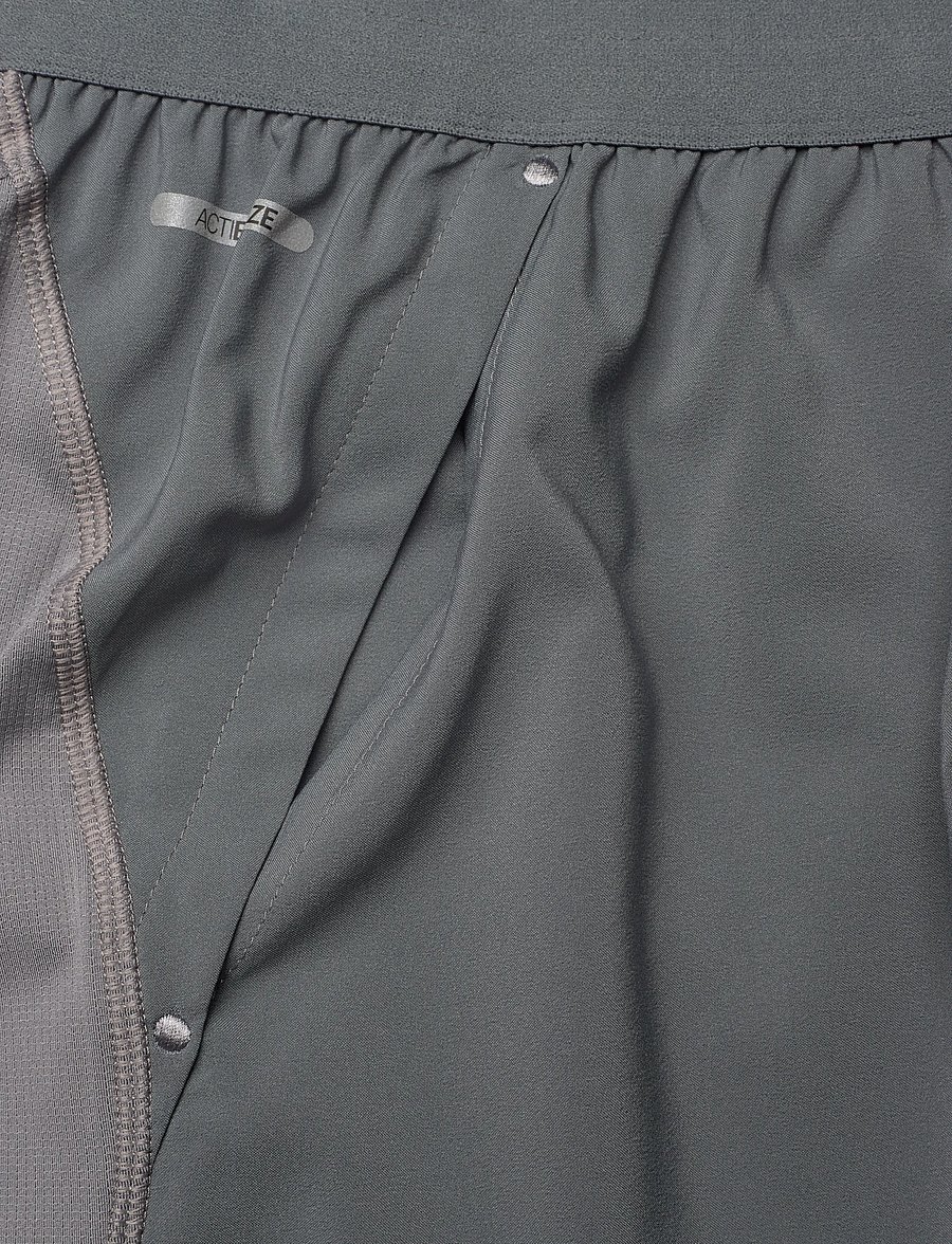 Asics - ROAD 2-N-1 5IN SHORT - laufshorts - clay grey/steel grey/illuminate green - 4