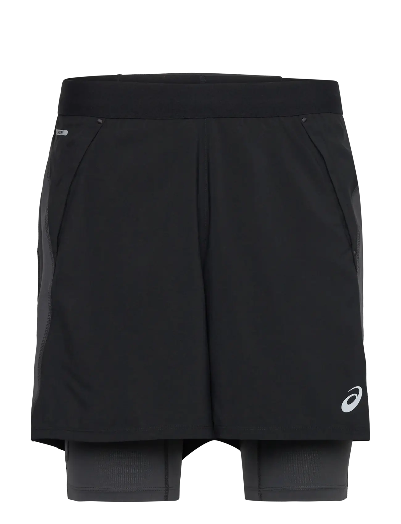 Asics Road 2-N-1 7In Short, XXL, Sport Shorts, Schwarz - Training Männerswear