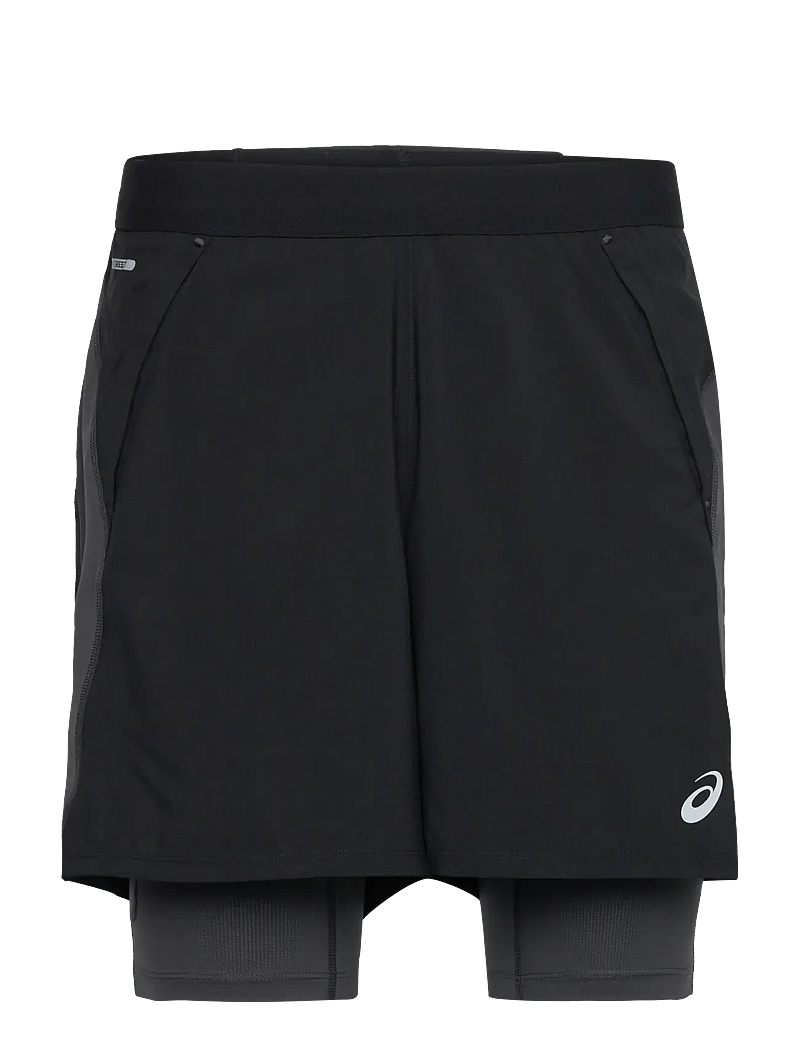 Asics - ROAD 2-N-1 7IN SHORT - running shorts - performance black - 0