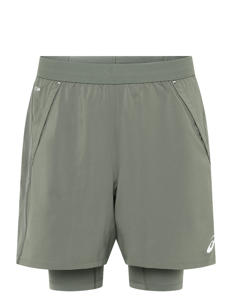 Asics - ROAD 2-N-1 7IN SHORT - hardloopshorts - truffle grey - 0