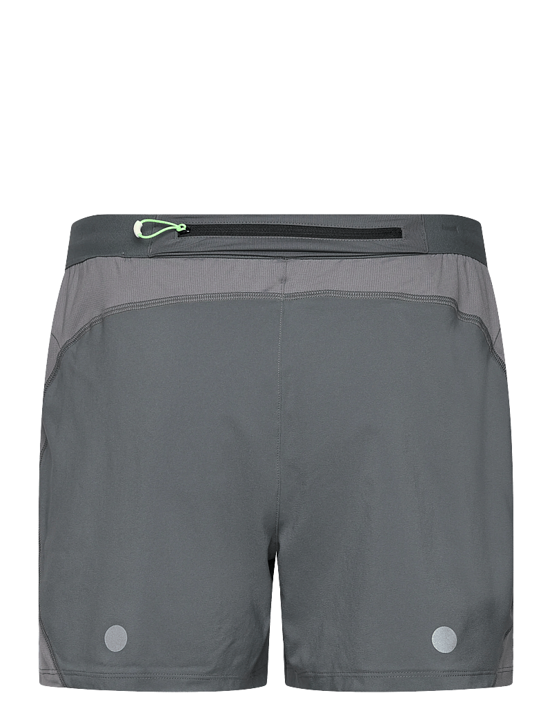 Asics - ROAD 5IN SHORT - laufshorts - clay grey/steel grey/illuminate green - 1
