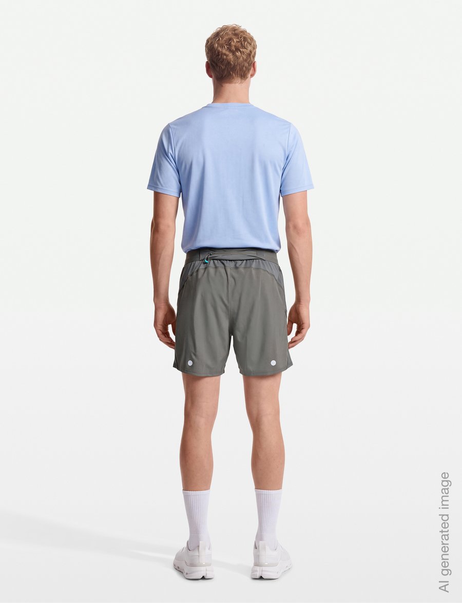 Asics - ROAD 7IN SHORT - laufshorts - truffle grey - 4