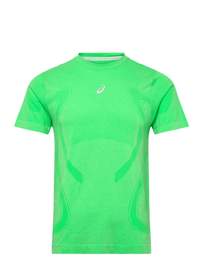 Asics - ROAD SEAMLESS SS TOP - t-shirts - vital green/illuminate green - 0