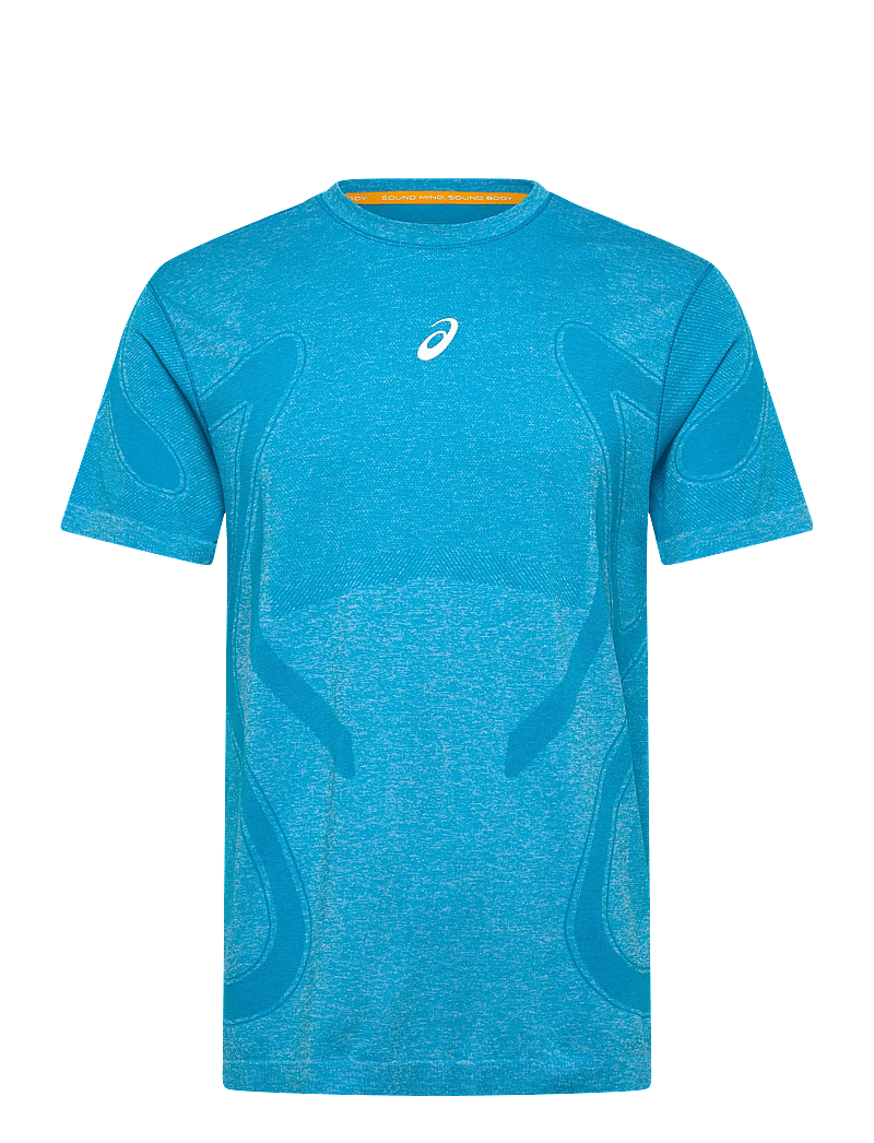 Asics - ROAD SEAMLESS SS TOP - t-särgid - aegean blue/sky - 0