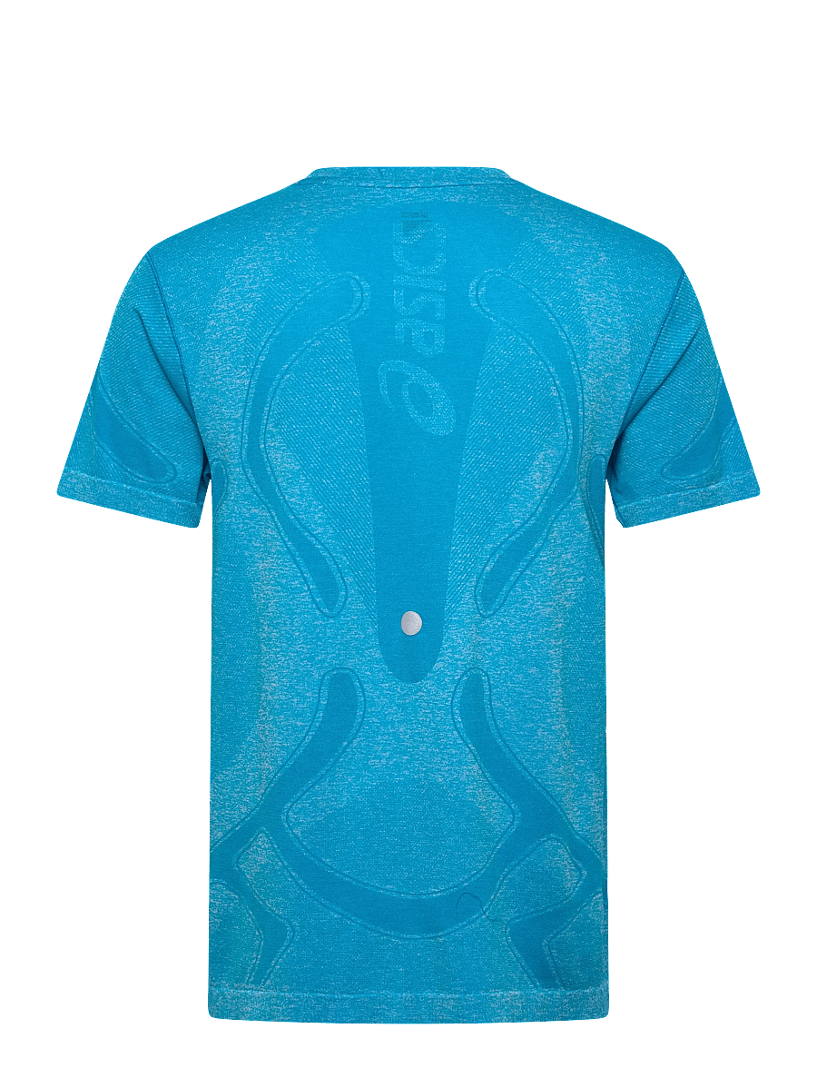 Asics - ROAD SEAMLESS SS TOP - t-skjorter - aegean blue/sky - 1
