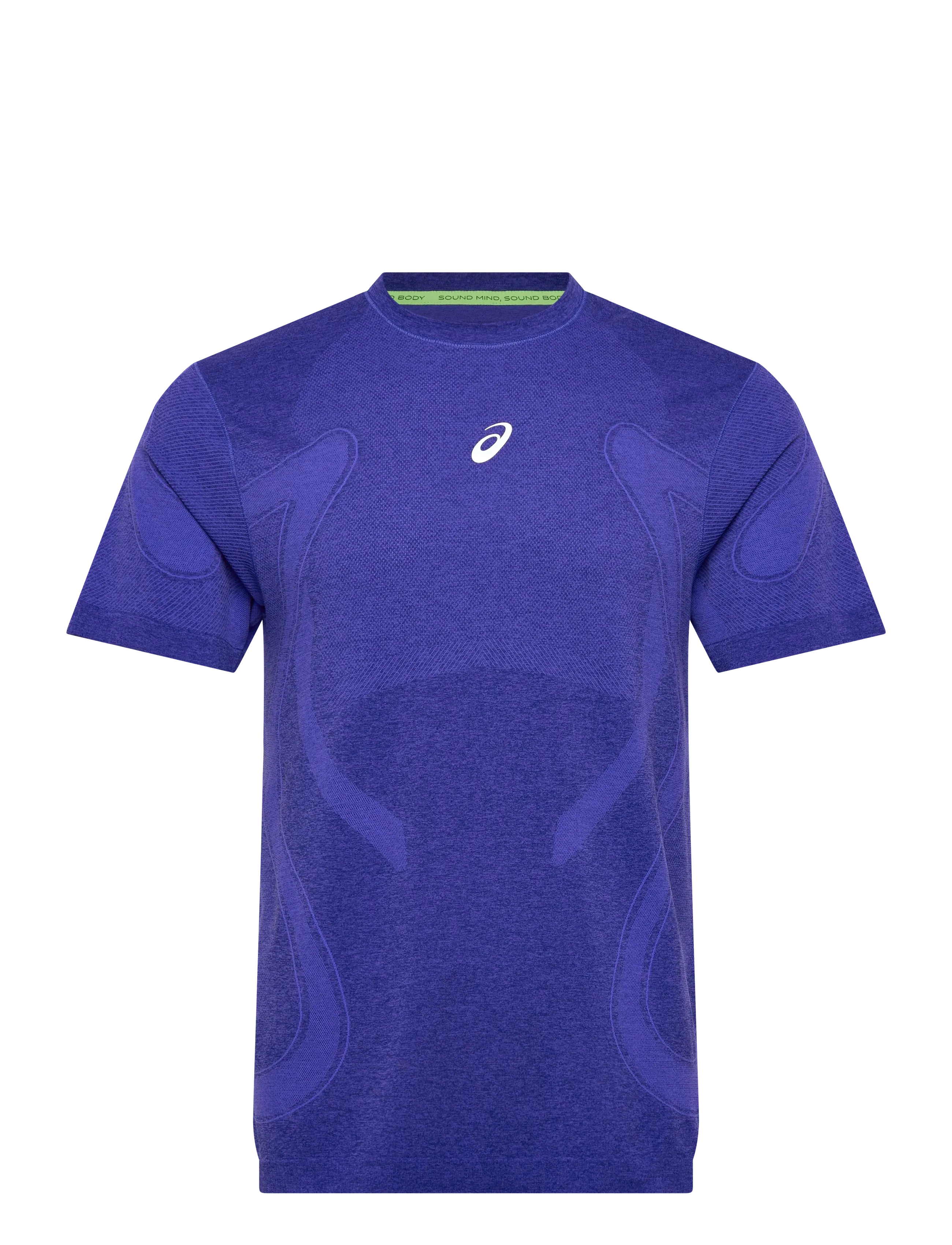 Asics ROAD SEAMLESS SS TOP - ASICS - COBALT BURST/EGGPLANT / purple