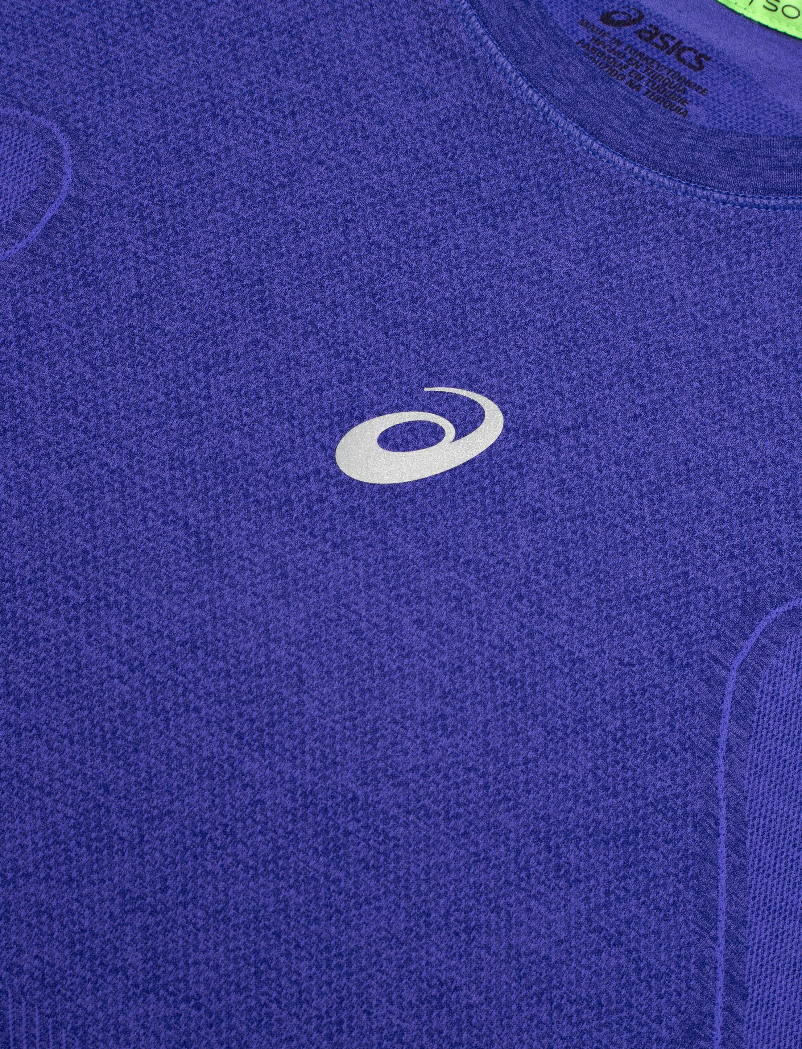 Asics - ROAD SEAMLESS SS TOP - t-shirts - cobalt burst/eggplant - 2