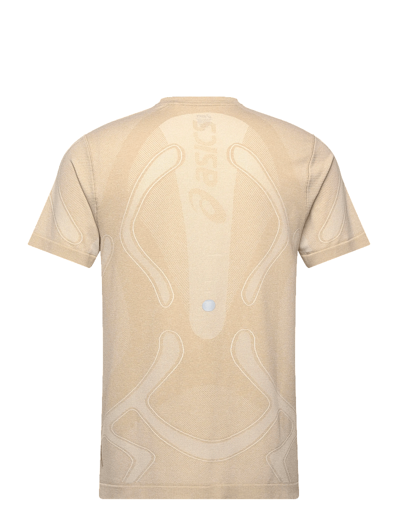 Asics - ROAD SEAMLESS SS TOP - t-shirts - cream - 1
