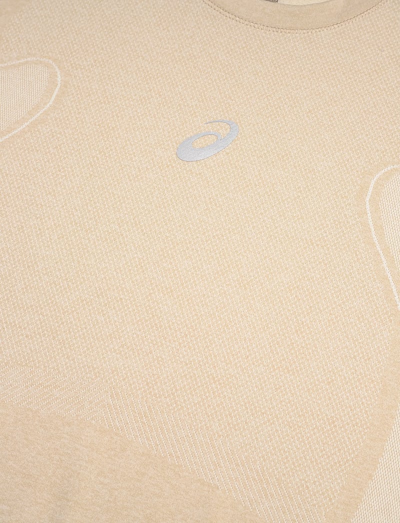 Asics - ROAD SEAMLESS SS TOP - t-shirts - cream - 2