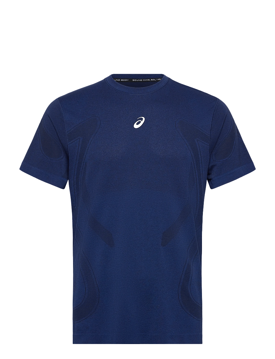 Asics - ROAD SEAMLESS SS TOP - t-shirts - midnight - 0