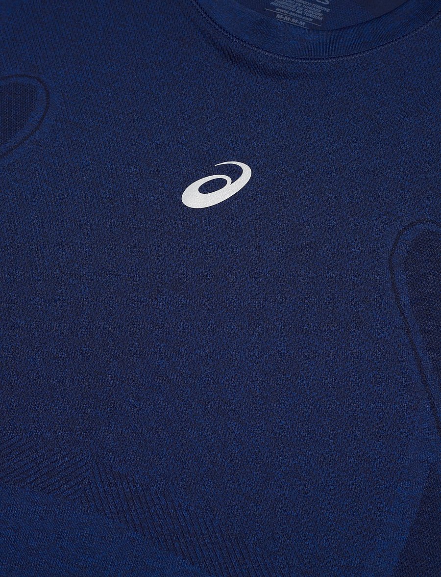 Asics - ROAD SEAMLESS SS TOP - t-shirts - midnight - 2