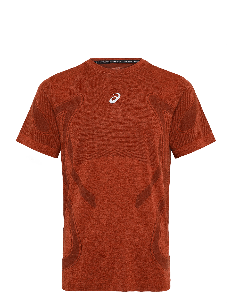 Asics - ROAD SEAMLESS SS TOP - t-shirts - singed red - 0