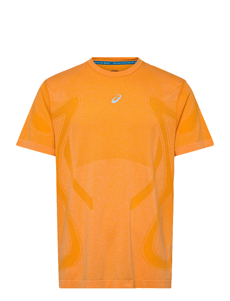 Asics - ROAD SEAMLESS SS TOP - t-shirts - yamabuki - 0