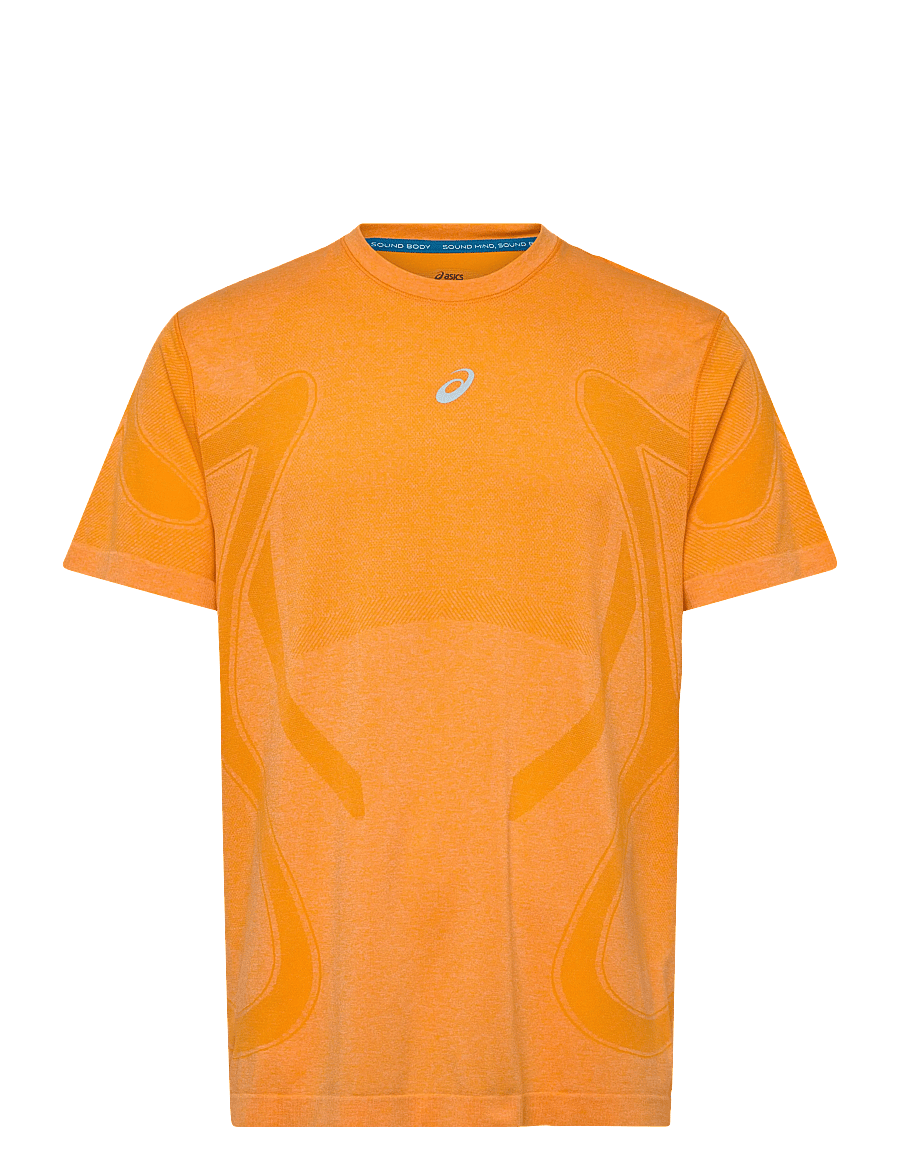 Asics - ROAD SEAMLESS SS TOP - t-shirts - yamabuki - 0