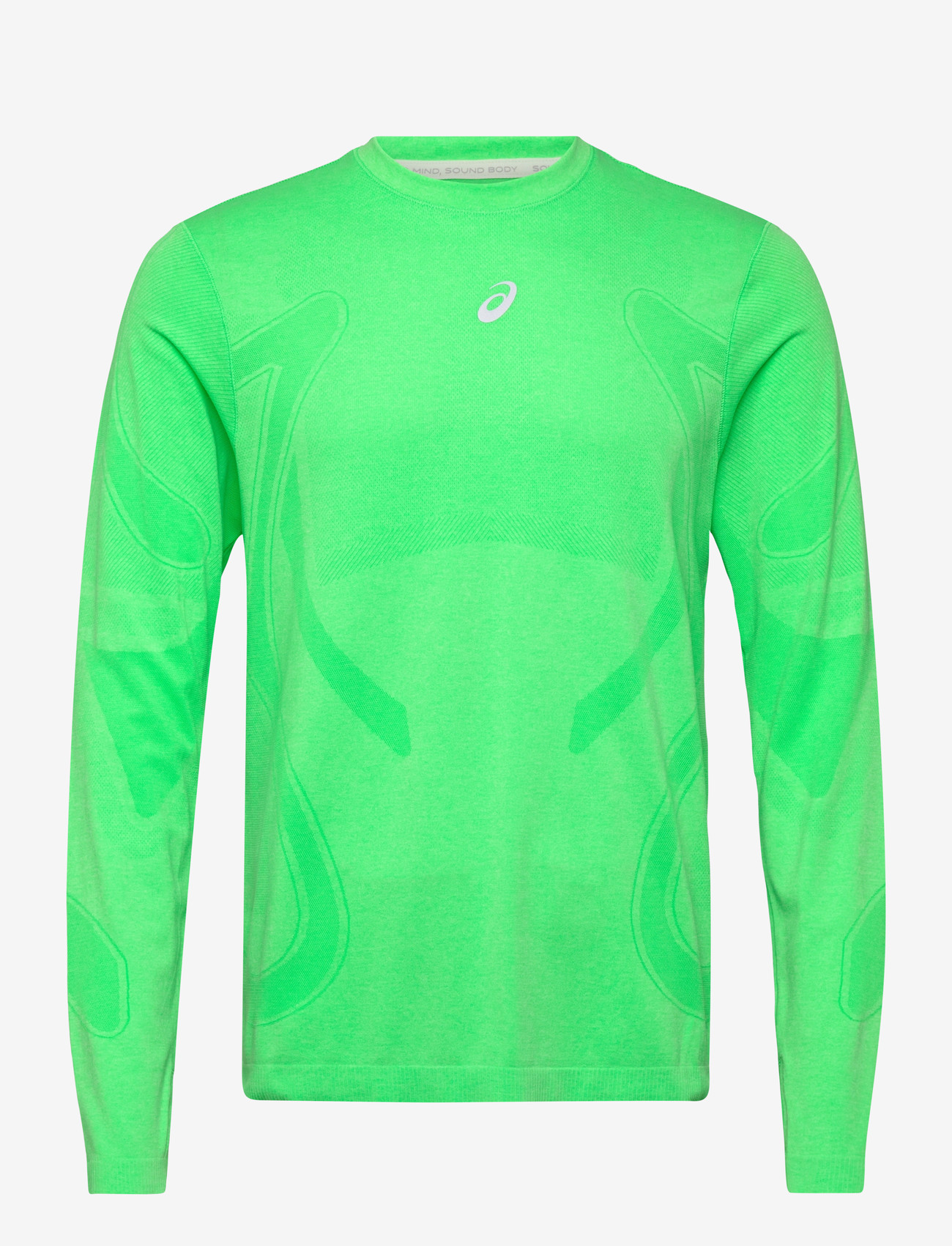 Asics - ROAD SEAMLESS LS TOP - långärmade tröjor - vital green/illuminate green - 0