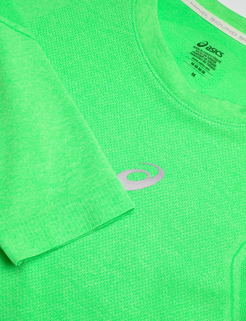 Asics - ROAD SEAMLESS LS TOP - longsleeved tops - vital green/illuminate green - 2