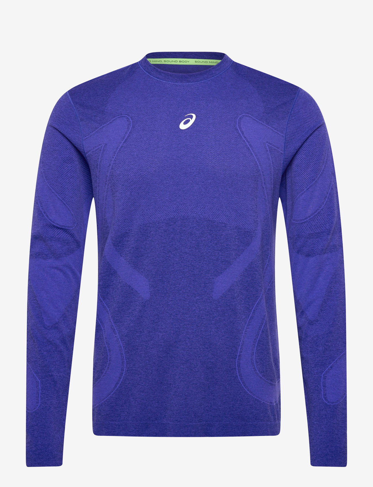 Asics - ROAD SEAMLESS LS TOP - longsleeved tops - cobalt burst/eggplant - 0