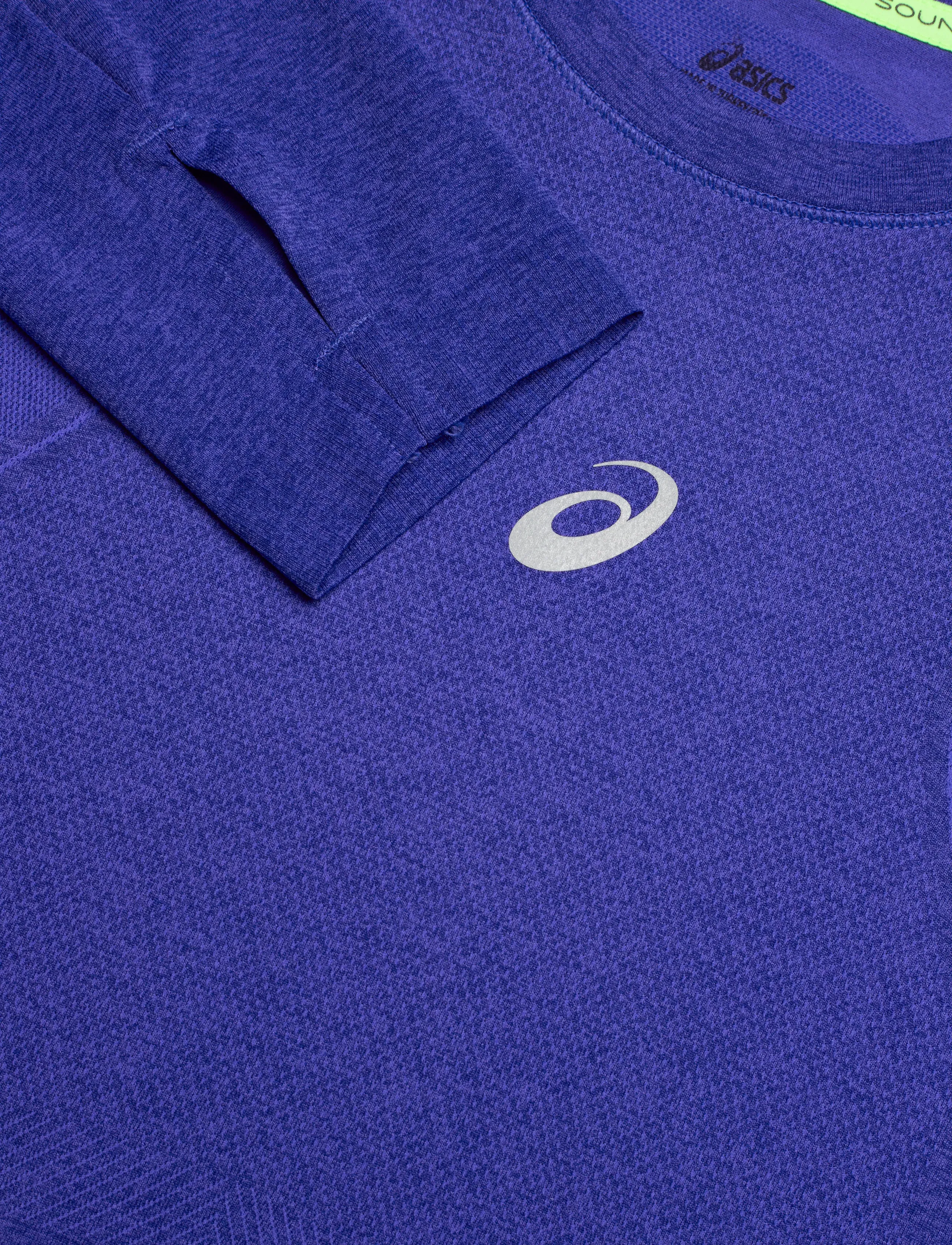 Asics - ROAD SEAMLESS LS TOP - langermede topper - cobalt burst/eggplant - 2