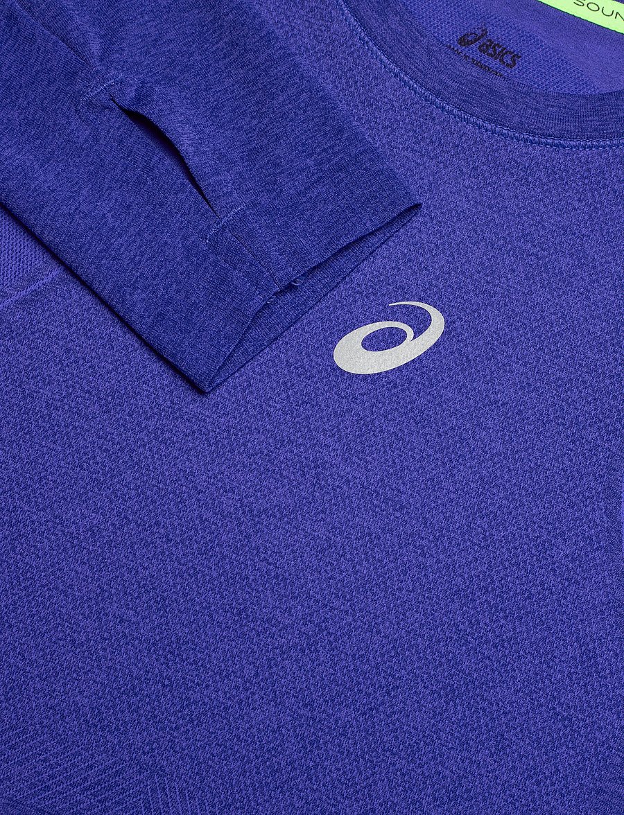 Asics - ROAD SEAMLESS LS TOP - langermede topper - cobalt burst/eggplant - 2