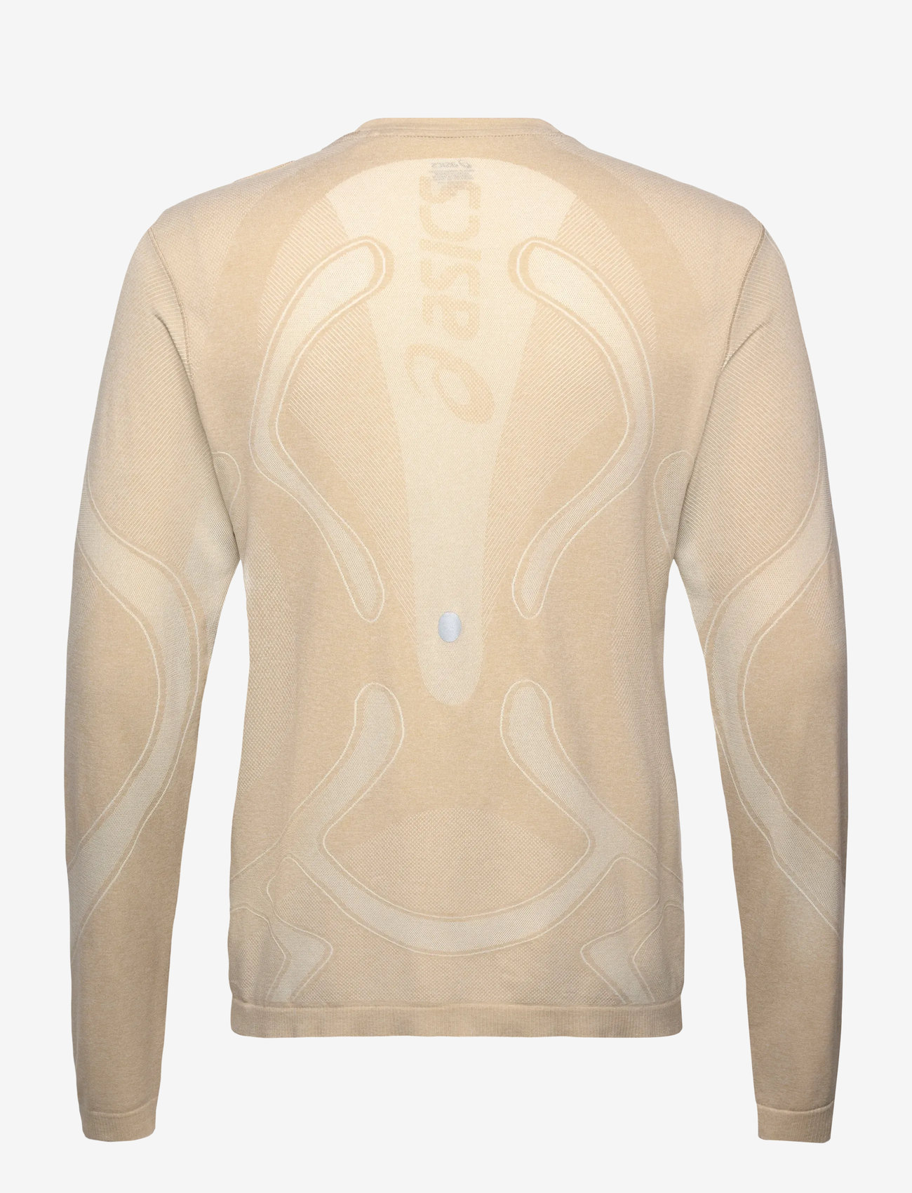 Asics - ROAD SEAMLESS LS TOP - långärmade tröjor - cream - 1