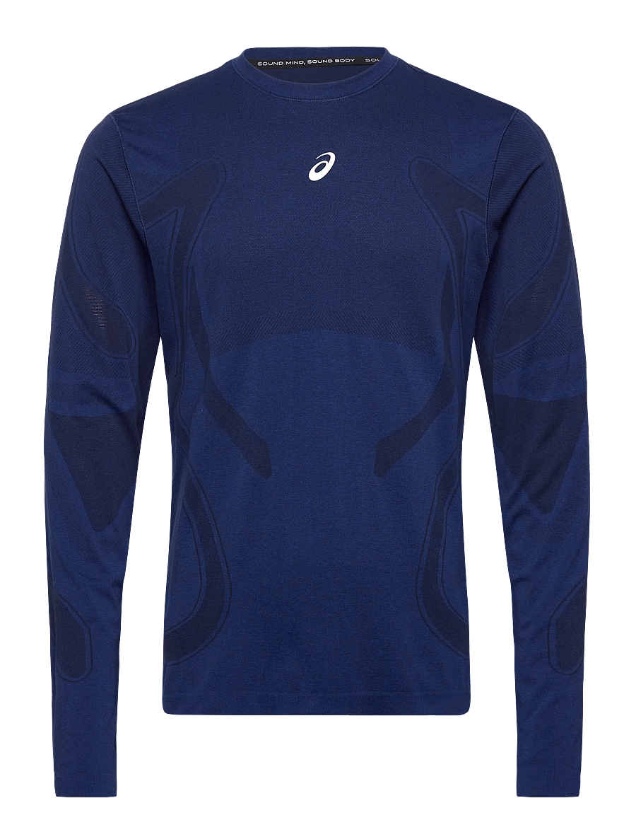 Asics - ROAD SEAMLESS LS TOP - langarmshirts - midnight - 0