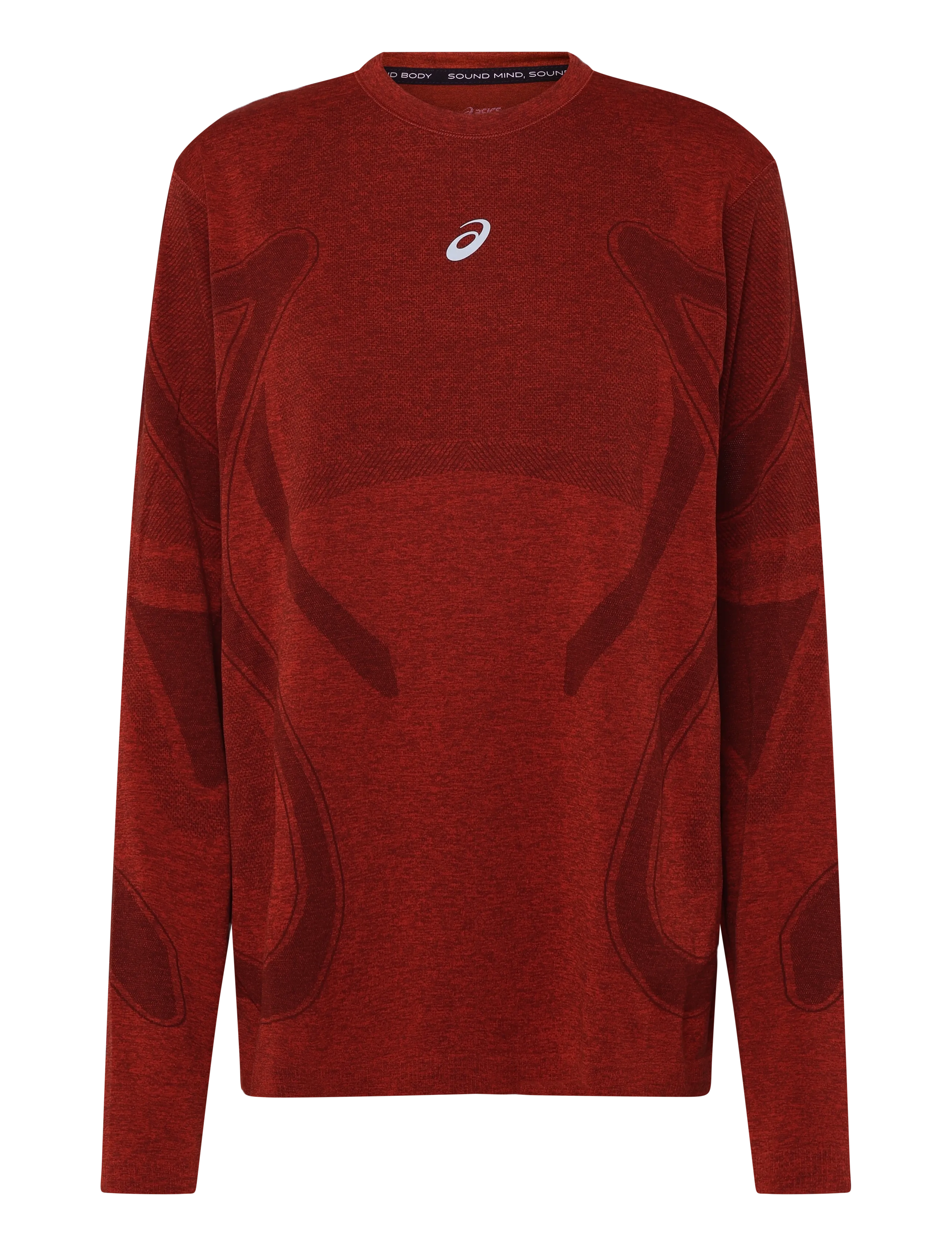 Asics ROAD SEAMLESS LS TOP - Vaata kõiki - SINGED RED / red