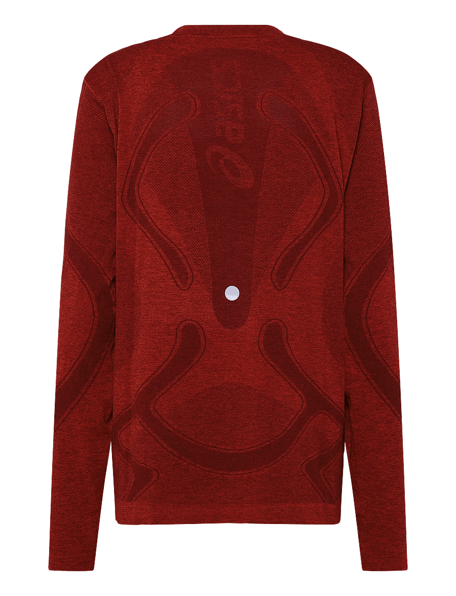 Asics - ROAD SEAMLESS LS TOP - pikkade varrukatega alussärgid - singed red - 1