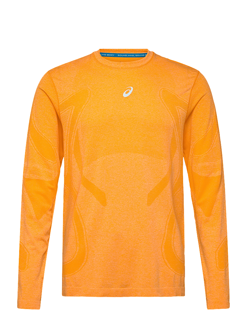 Asics - ROAD SEAMLESS LS TOP - langærmede t-shirts - yamabuki - 0