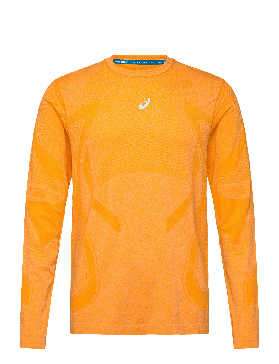 Asics - ROAD SEAMLESS LS TOP - longsleeved tops - yamabuki - 0