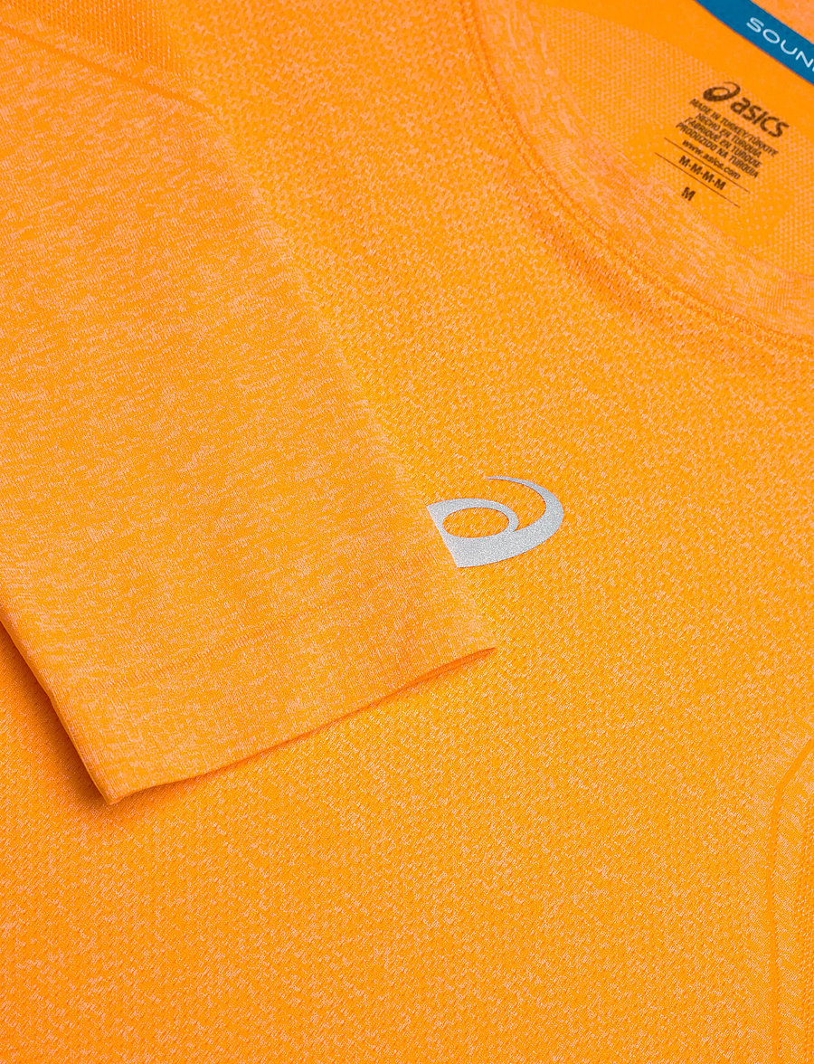 Asics - ROAD SEAMLESS LS TOP - longsleeved tops - yamabuki - 2
