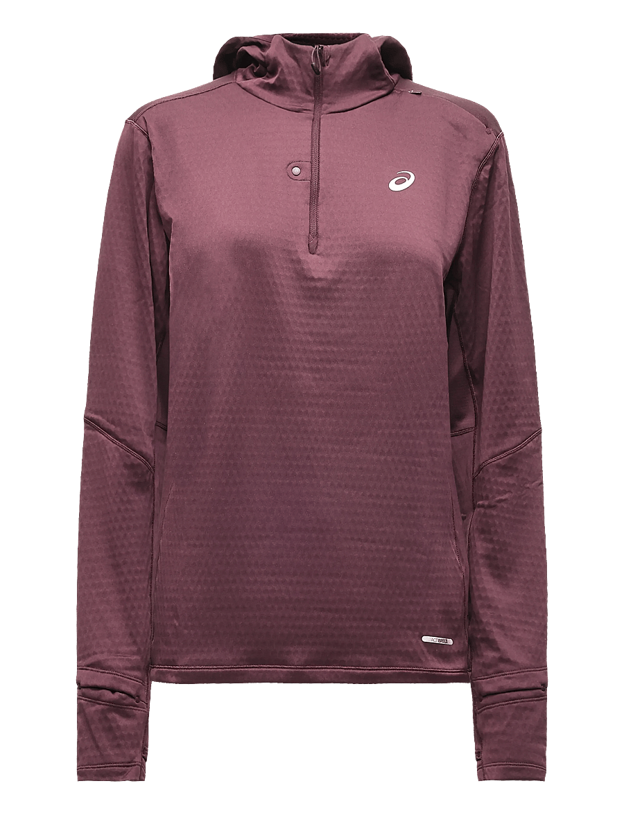 Asics - ROAD WINTER LS HOODIE - kapuzenpullover - dark currant - 0