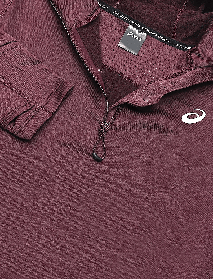 Asics - ROAD WINTER LS HOODIE - kapuzenpullover - dark currant - 2