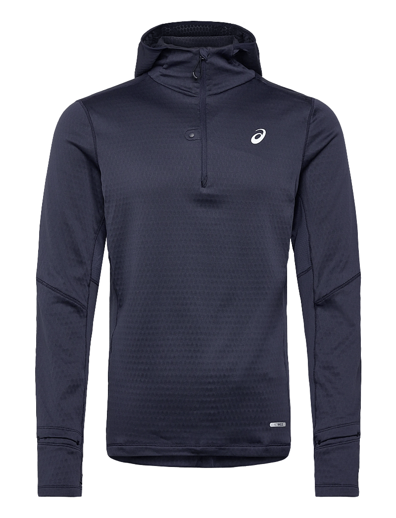 Asics - ROAD WINTER LS HOODIE - huvtröjor - midnight - 0