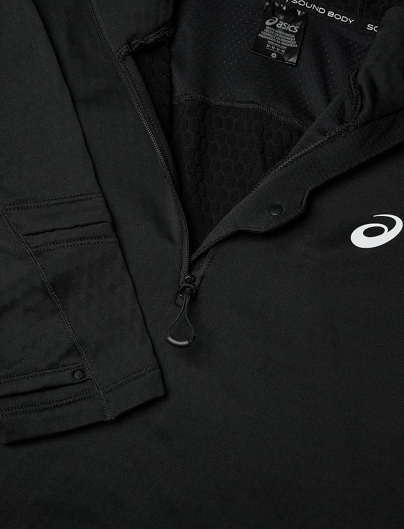 Asics - ROAD WINTER LS HOODIE - huvtröjor - performance black - 2