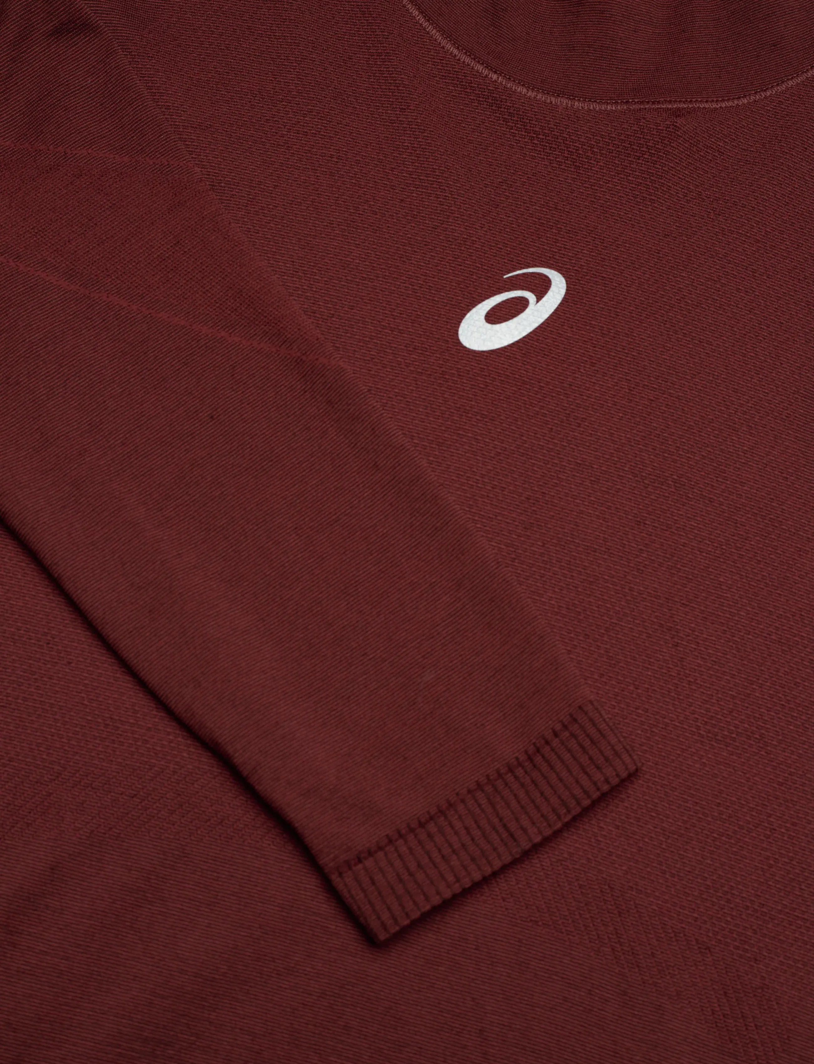 Asics - ROAD WINTER SEAMLESS LS TOP - dark red planet - 2