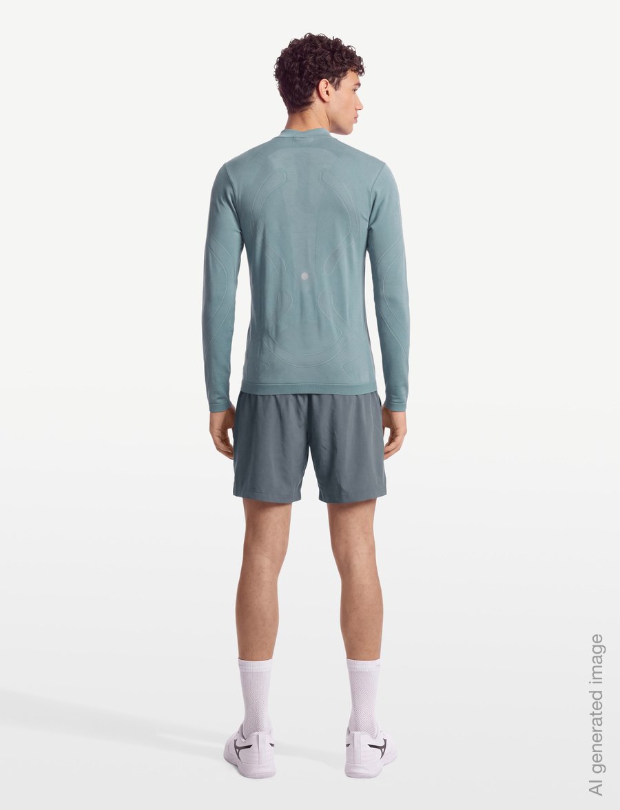 Asics - ROAD WINTER SEAMLESS LS TOP - longsleeved tops - foggy teal - 4