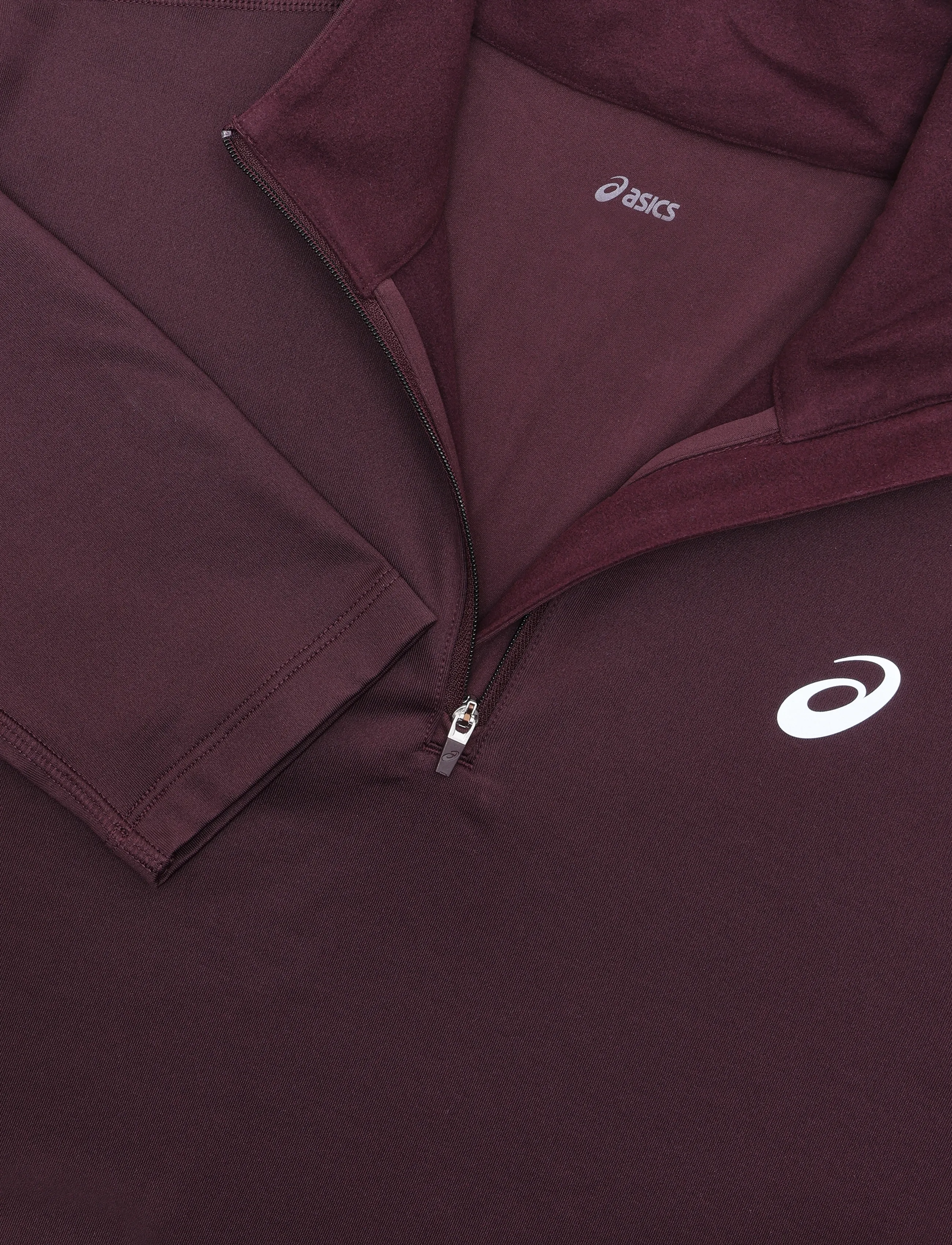 Asics - CORE LS 1/2 ZIP WINTER TOP - kampsunid ja vahekihid - dark currant - 2